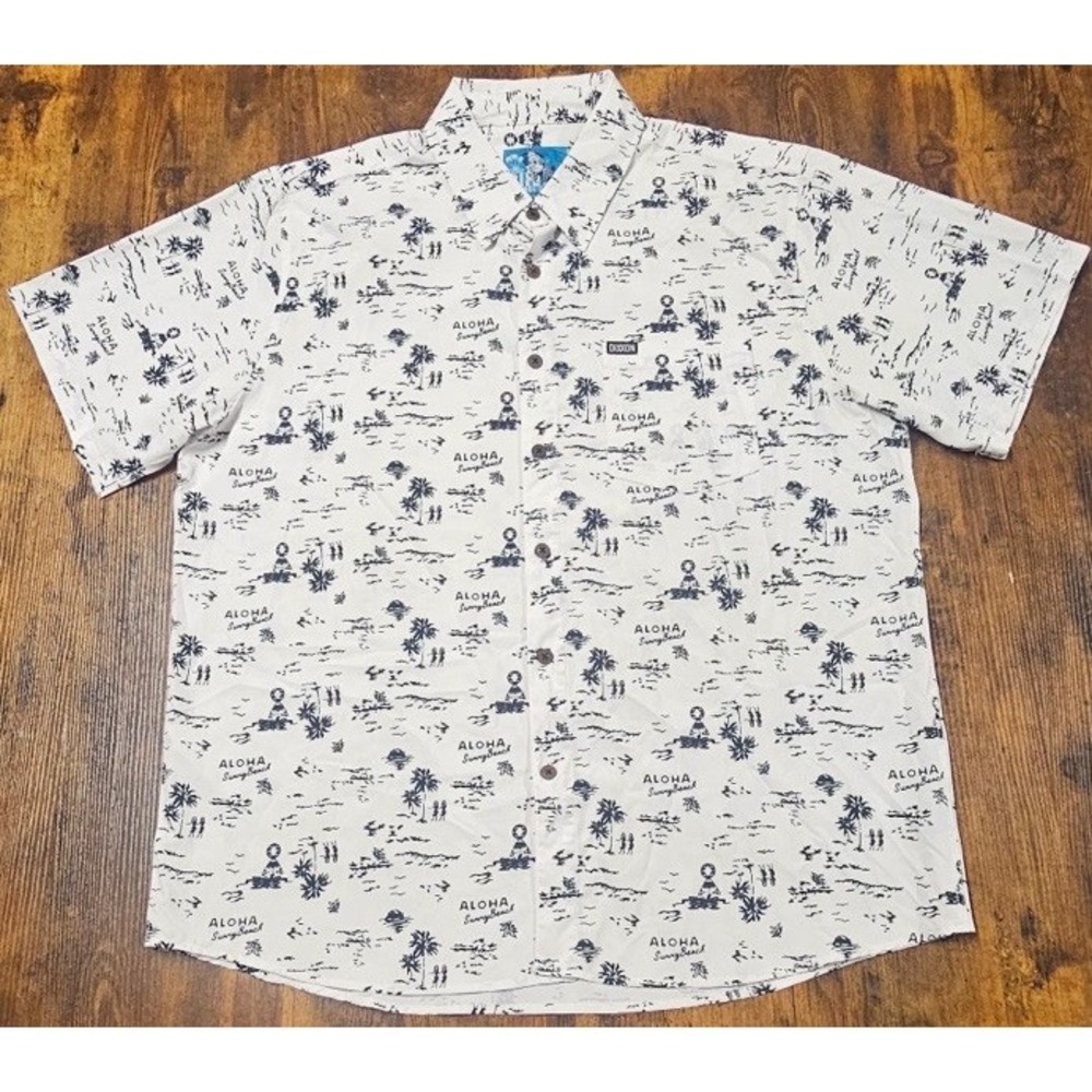 Dixxon Flannel Company The Haoleboy Shirt Sleeve Hawaiian Shirt Men's Size 2XL